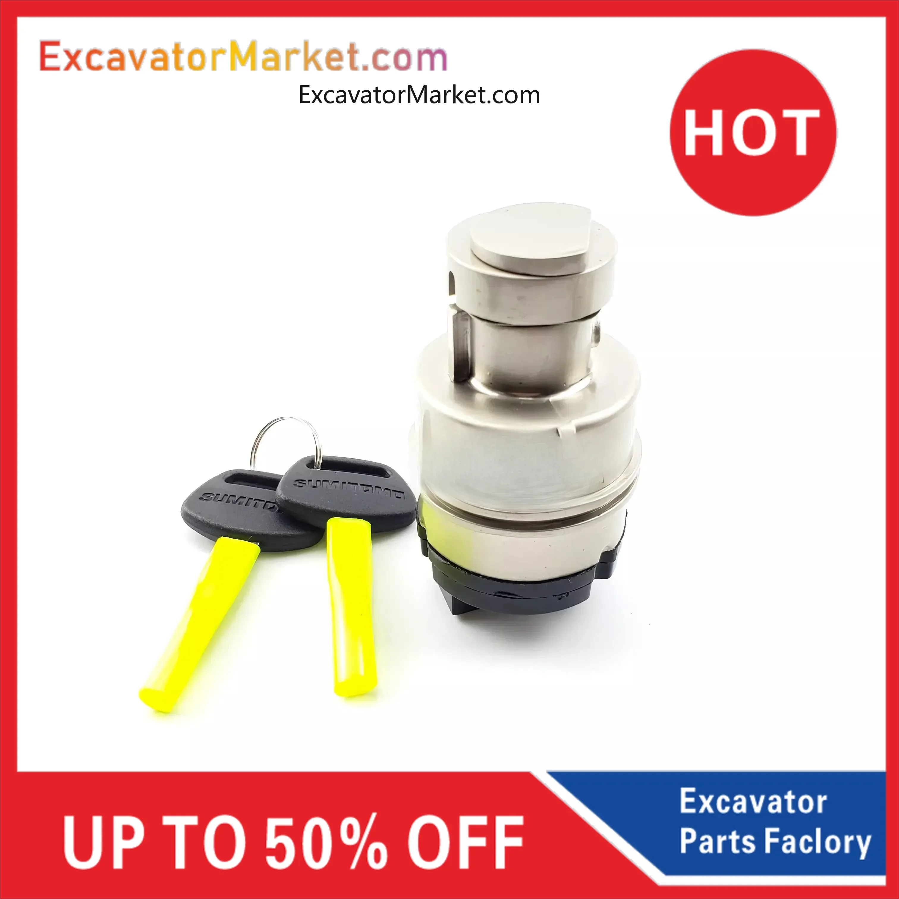 Excavator Parts For Sumitomo 60 120 210 240 300 350 360a3 A5 Electric Door Lock Ignition Switch Lock Head Excavator Accessories
Excavator Parts For Sumitomo 60 120 210 240 300 350 360a3 A5 Electric Door Lock Ignition Switch Lock Head Excavator Accessories