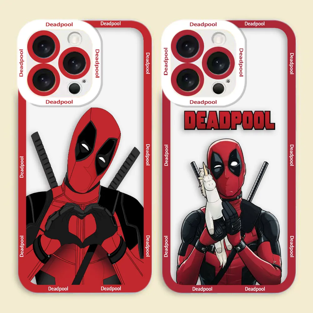 Marvel Deadpool Iron Man Cover Clear Phone Case For iPhone Apple 16E 16 15 14 12 13 11 Pro 8 7 SE Plus X XR XS Max Case Shell
Marvel Deadpool Iron Man Cover Clear Phone Case For iPhone Apple 16E 16 15 14 12 13 11 Pro 8 7 SE Plus X XR XS Max Case Shell