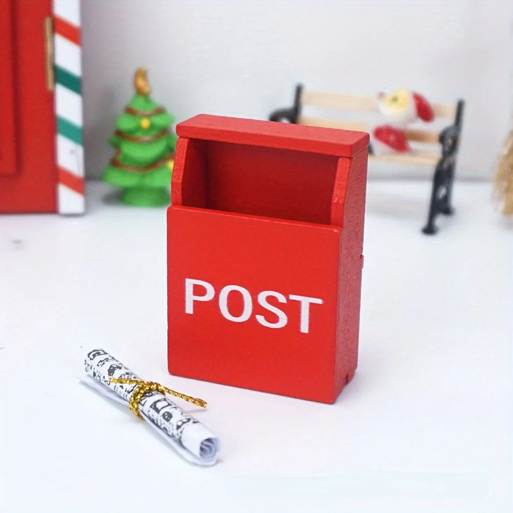 1PC 1:12 Doll House Mailbox Miniature Mini Mailbox and Newspaper Christmas Holiday Pocket Scene Decoration
1PC 1:12 Doll House Mailbox Miniature Mini Mailbox and Newspaper Christmas Holiday Pocket Scene Decoration