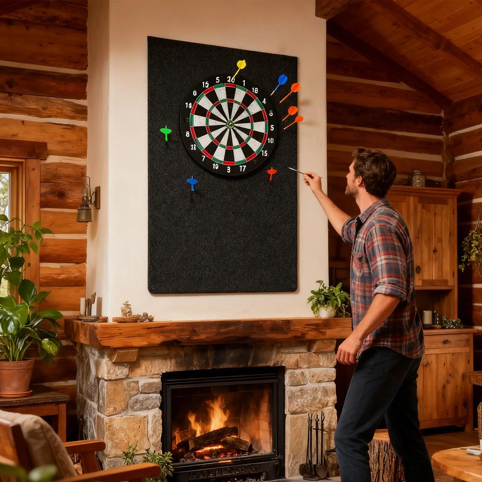 9 Pieces Self-adhesive Spliced Protection Felt Wall Protectors Dartboard Wall Protector For Garden Indoor Holiday Party Home
9 Pieces Self-adhesive Spliced Protection Felt Wall Protectors Dartboard Wall Protector For Garden Indoor Holiday Party Home