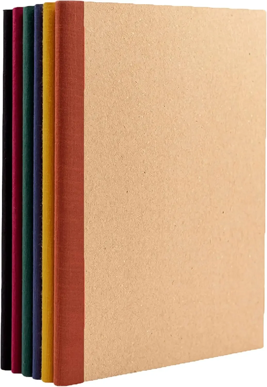 6-Pack Composition Notebooks: Kraft Cover With Colorful Spines, 120 Pages, College Ruled, Compact For School & Office
6-Pack Composition Notebooks: Kraft Cover With Colorful Spines, 120 Pages, College Ruled, Compact For School & Office