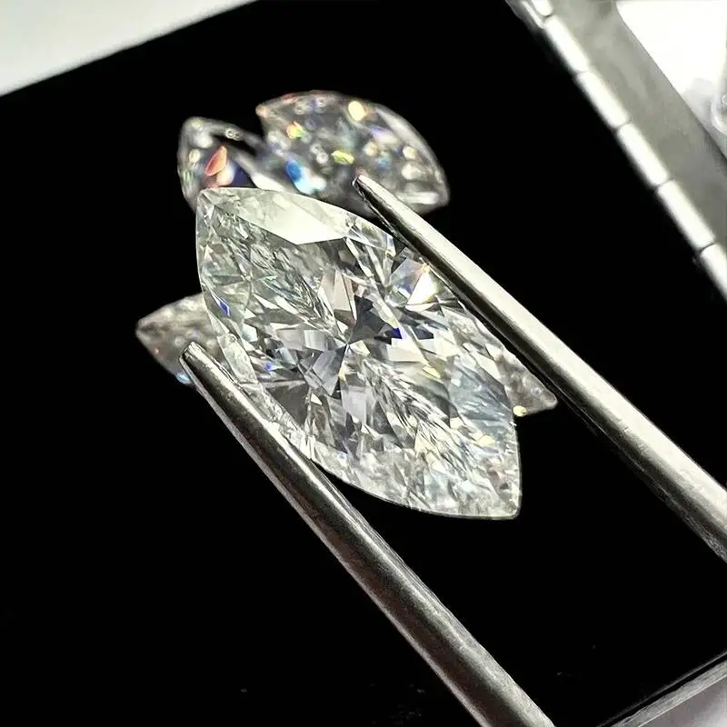 Wholesale Rare Cut Loose Stone D Color VVS1 Super White Certified Marquise Moissanite Diamond
Wholesale Rare Cut Loose Stone D Color VVS1 Super White Certified Marquise Moissanite Diamond
