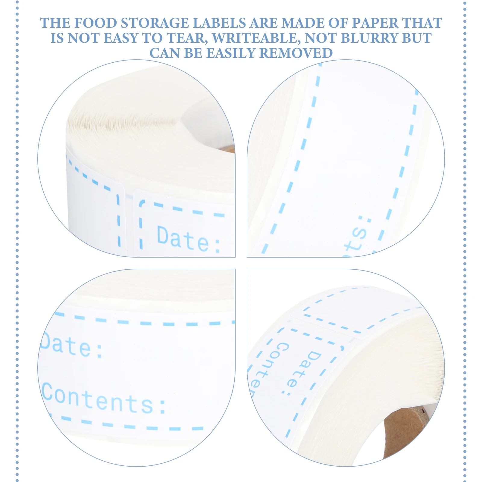 2 Rolls Food Storage Stickers Inventory Freezer Labels Self-adhesive Paper Kitchen Pantry
2 Rolls Food Storage Stickers Inventory Freezer Labels Self-adhesive Paper Kitchen Pantry
