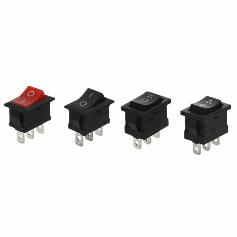 5PCS KCD1 3Pin Boat Car Rocker Switch 6A/10A 250V/125V AC Red Yellow Green Blue black Button Best Price KCD1
5PCS KCD1 3Pin Boat Car Rocker Switch 6A/10A 250V/125V AC Red Yellow Green Blue black Button Best Price KCD1