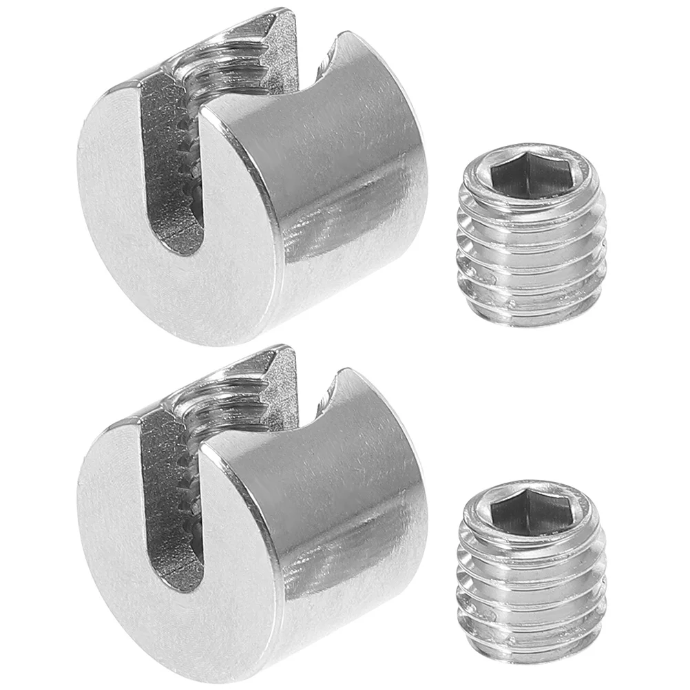 2 Pcs Stainless Steel Chuck Cable Clip Fixing Clips Rope Fastener Wire Rigging Clamp Metal
2 Pcs Stainless Steel Chuck Cable Clip Fixing Clips Rope Fastener Wire Rigging Clamp Metal