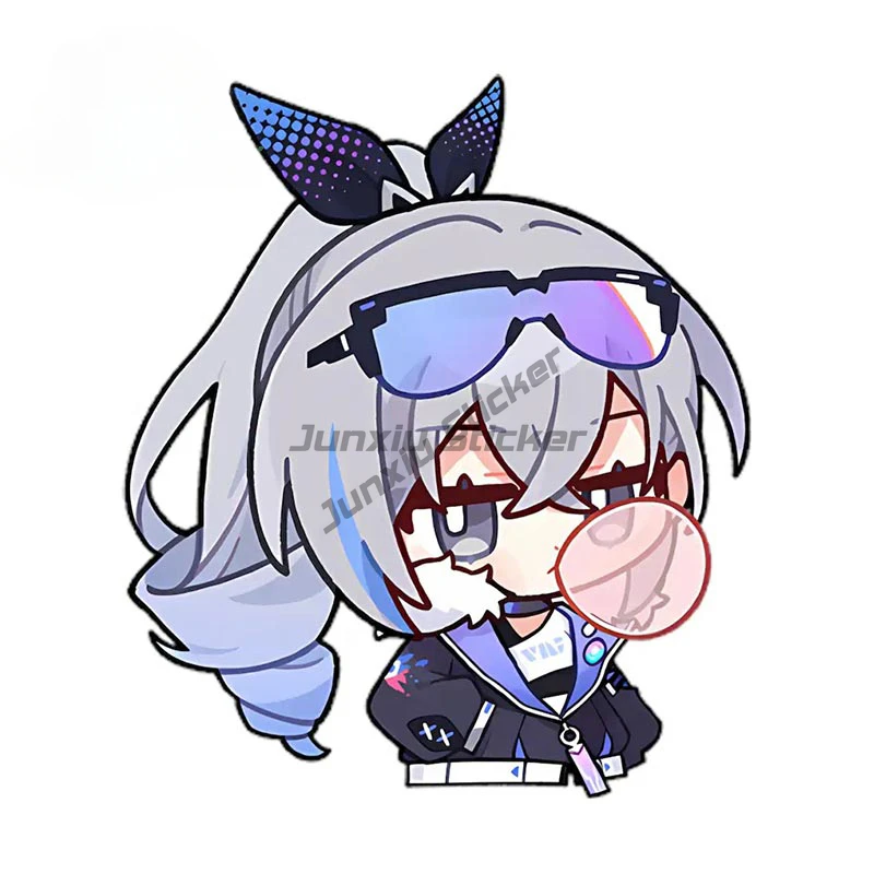 Creative Decals Chibi Silver Wolf Bubblegum Car Peeker Decal JDM Car Racing Graffiti Stickers 
Creative Decals Chibi Silver Wolf Bubblegum Car Peeker Decal JDM Car Racing Graffiti Stickers