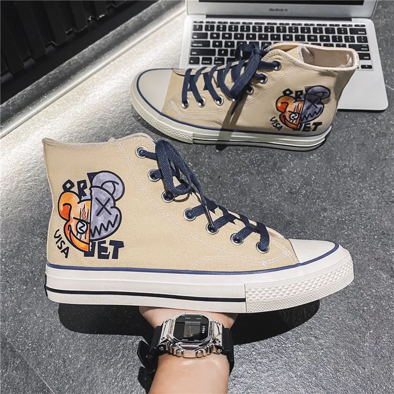 2024 Autumn New Student Open Season High Top Canvas Shoes Fashion Trend Anime Graffiti Casual Men's Shoes Trendy Shoes sneakers
2024 Autumn New Student Open Season High Top Canvas Shoes Fashion Trend Anime Graffiti Casual Men's Shoes Trendy Shoes sneakers