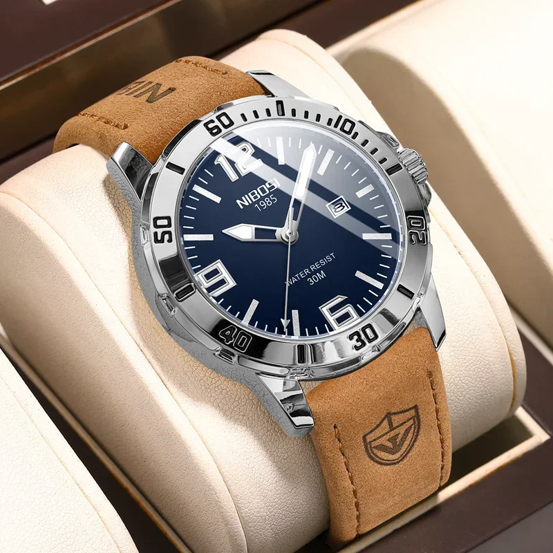 NIBOSI Роскошные мужские кожаные наручные часы, водонепроницаемые светящиеся часы с датой для мужчин, спортивные кварцевые мужские часы, мужские часы Reloj Hombre
NIBOSI Роскошные мужские кожаные наручные часы, водонепроницаемые светящиеся часы с датой для мужчин, спортивные кварцевые мужские часы, мужские часы Reloj Hombre