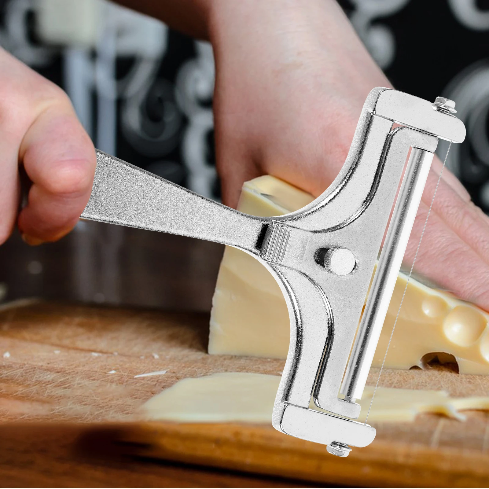 Stainless Steel Cheese Slicer Wire for Tool Hard H Butter Device Lightweight Compact Design Easy Storage
Stainless Steel Cheese Slicer Wire for Tool Hard H Butter Device Lightweight Compact Design Easy Storage