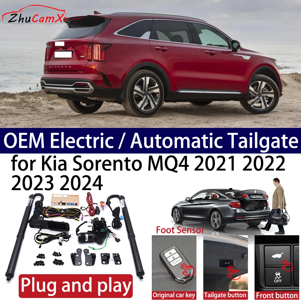 ZhuCamX for Kia Sorento MQ4 2021 2022 2023 2024 Car Power Electric Automatic One-Click Smart Liftgate Tail Gate Support Opener
ZhuCamX for Kia Sorento MQ4 2021 2022 2023 2024 Car Power Electric Automatic One-Click Smart Liftgate Tail Gate Support Opener