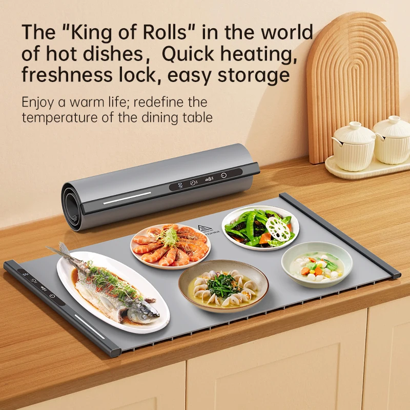 Electric Warming Tray Food Warmer Plate Foldable Portable Smart Food Fast Heating Mat Electric Warming Tray With 8 Tem Setting
Electric Warming Tray Food Warmer Plate Foldable Portable Smart Food Fast Heating Mat Electric Warming Tray With 8 Tem Setting