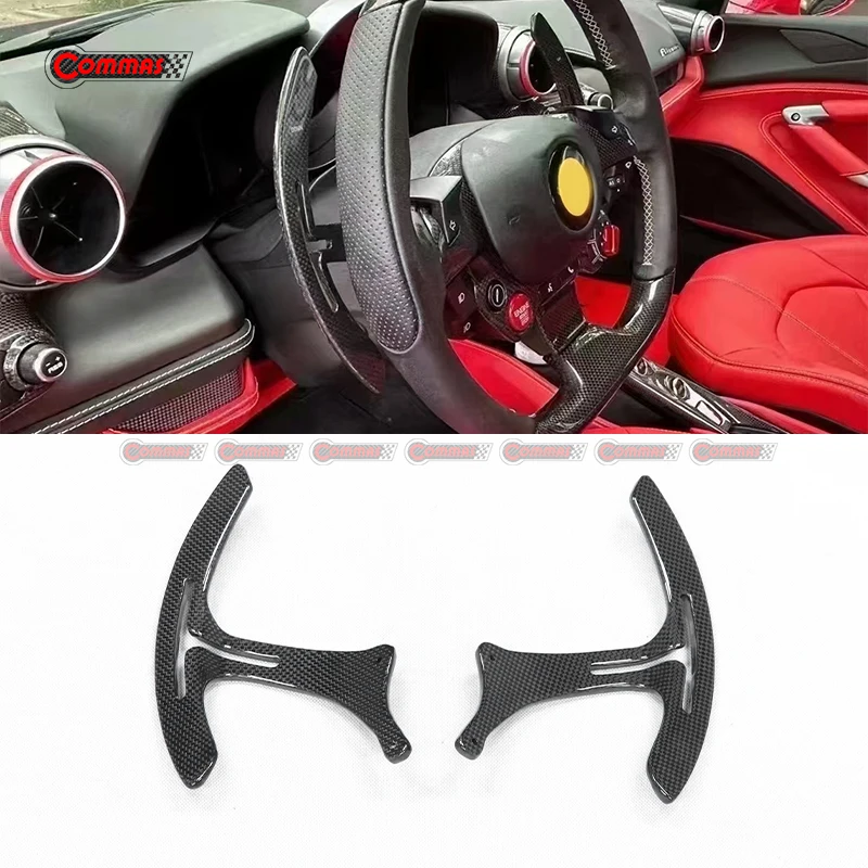 Car Steering Wheel Paddle For Ferrair F12 OEM Style Dry Carbon Fiber Gear Extended Shifter Paddles Interior Accessories
Car Steering Wheel Paddle For Ferrair F12 OEM Style Dry Carbon Fiber Gear Extended Shifter Paddles Interior Accessories