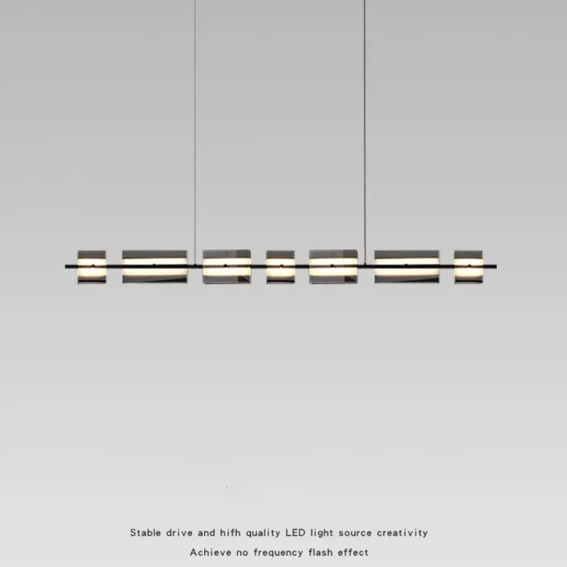 Italian minimalist restaurant pendant lights, all-copper Nordic island table lamps, simple glass geometric long lamps
Italian minimalist restaurant pendant lights, all-copper Nordic island table lamps, simple glass geometric long lamps