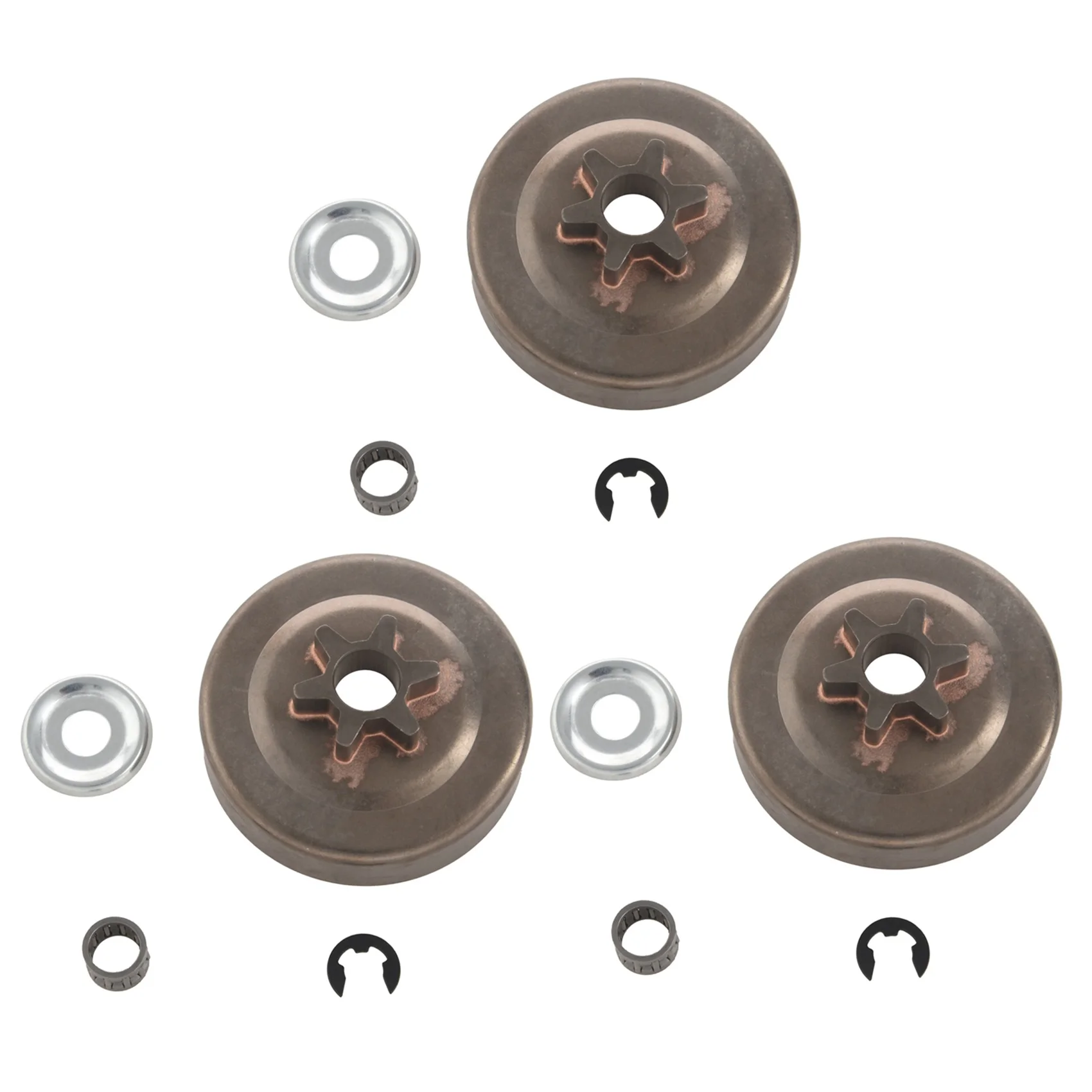 ABUP-3X 3/8 6T Clutch Drum Sprocket Washer E-Clip Kit For Stihl Chainsaw 017 018 021 023 025 Ms170 Ms180 Ms210 Ms230 Ms250
ABUP-3X 3/8 6T Clutch Drum Sprocket Washer E-Clip Kit For Stihl Chainsaw 017 018 021 023 025 Ms170 Ms180 Ms210 Ms230 Ms250