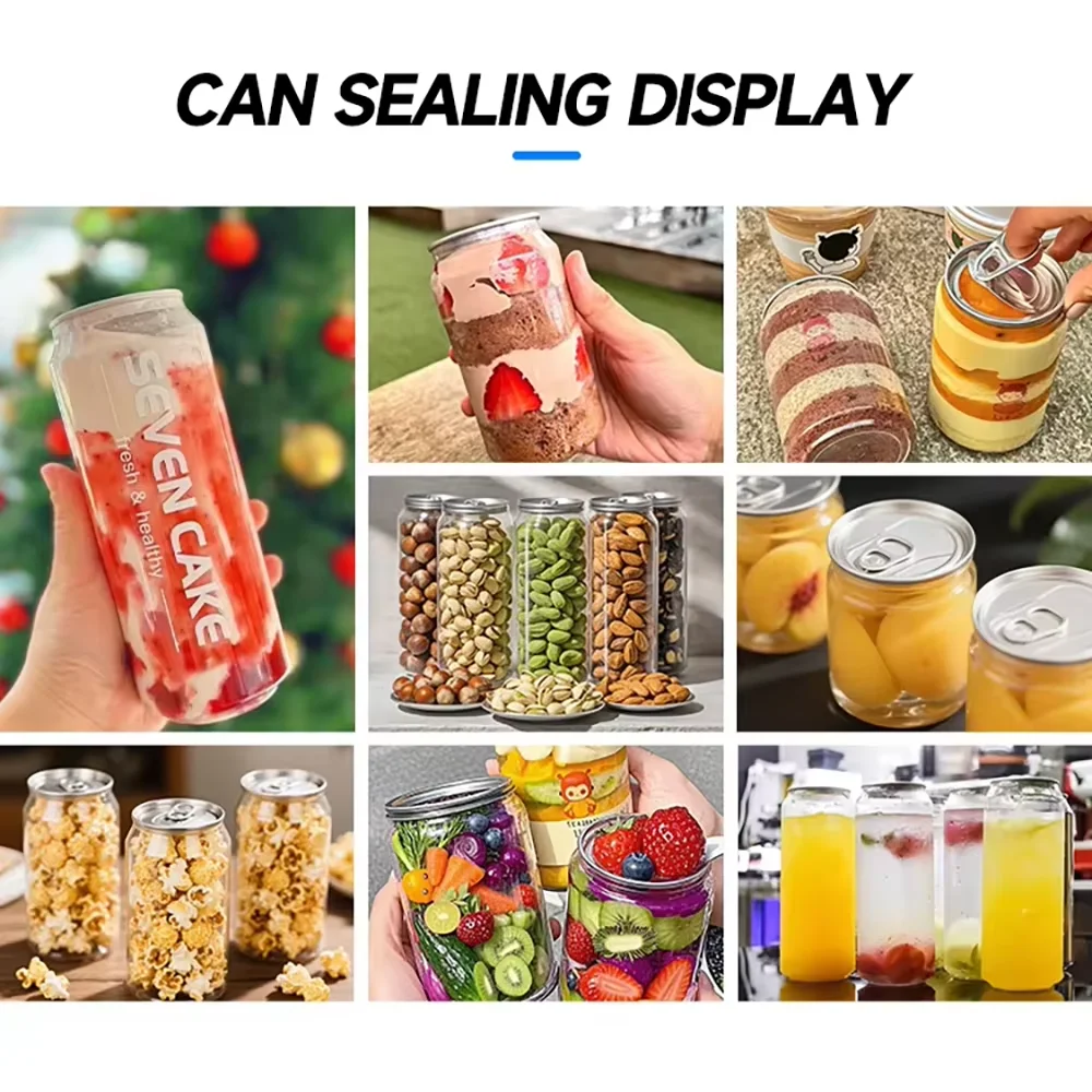 High Speed Automatic Beverage Can Seaming Machine/Bubble Tea Juice PET Can Sealer Machine Coffee Canning Machine Rotating Type
High Speed Automatic Beverage Can Seaming Machine/Bubble Tea Juice PET Can Sealer Machine Coffee Canning Machine Rotating Type