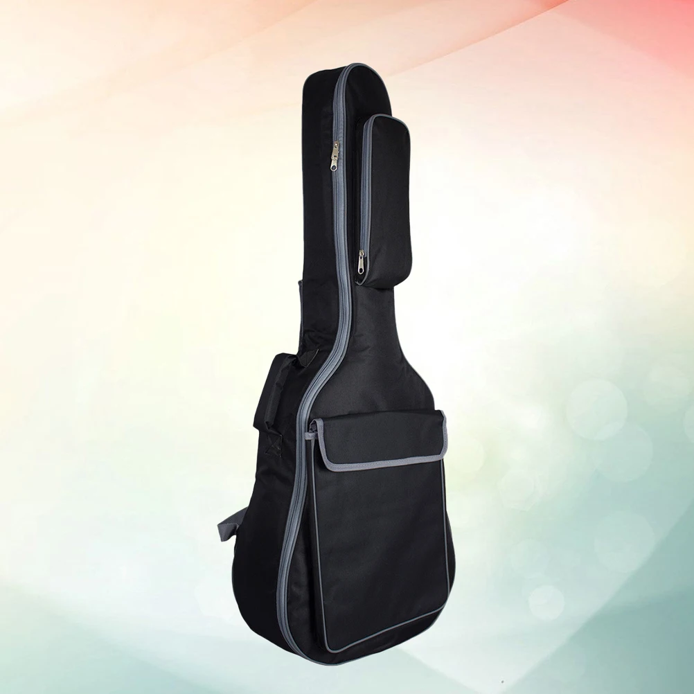 Guitar Bag Double Straps Thick Padded Backpack Cover for Acoustic Black Carry Case Accessories Musicians Instrument Pad
Guitar Bag Double Straps Thick Padded Backpack Cover for Acoustic Black Carry Case Accessories Musicians Instrument Pad
