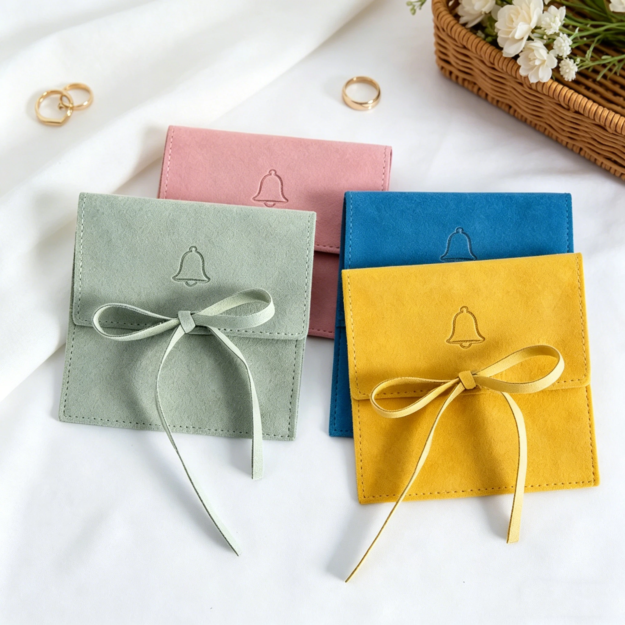 50PCS Custom Jewelry Suede Gift Bag Microfiber Flap Pouch with Rope Cosmetic Earrings Ring Stud Pendant Necklace Dust Storage
50PCS Custom Jewelry Suede Gift Bag Microfiber Flap Pouch with Rope Cosmetic Earrings Ring Stud Pendant Necklace Dust Storage