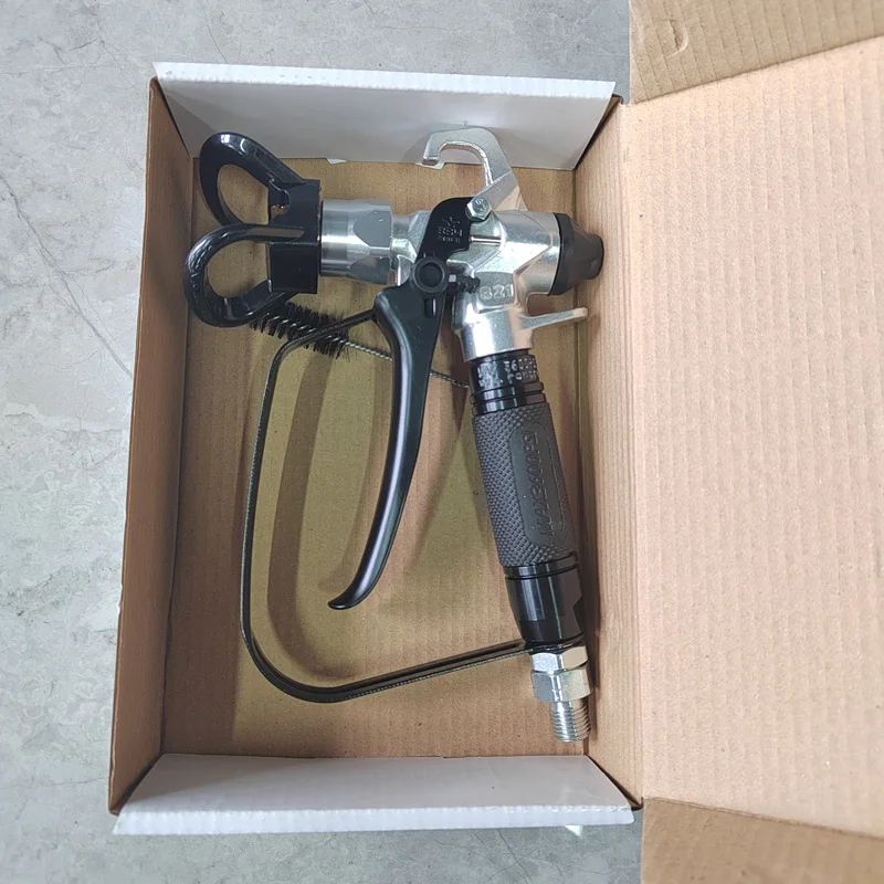 3600PSI High Pressure Airless Paint Spray Accessories Gun with 517 Tip Nozzle Guard for Wagner Pump Sprayer Machine
3600PSI High Pressure Airless Paint Spray Accessories Gun with 517 Tip Nozzle Guard for Wagner Pump Sprayer Machine