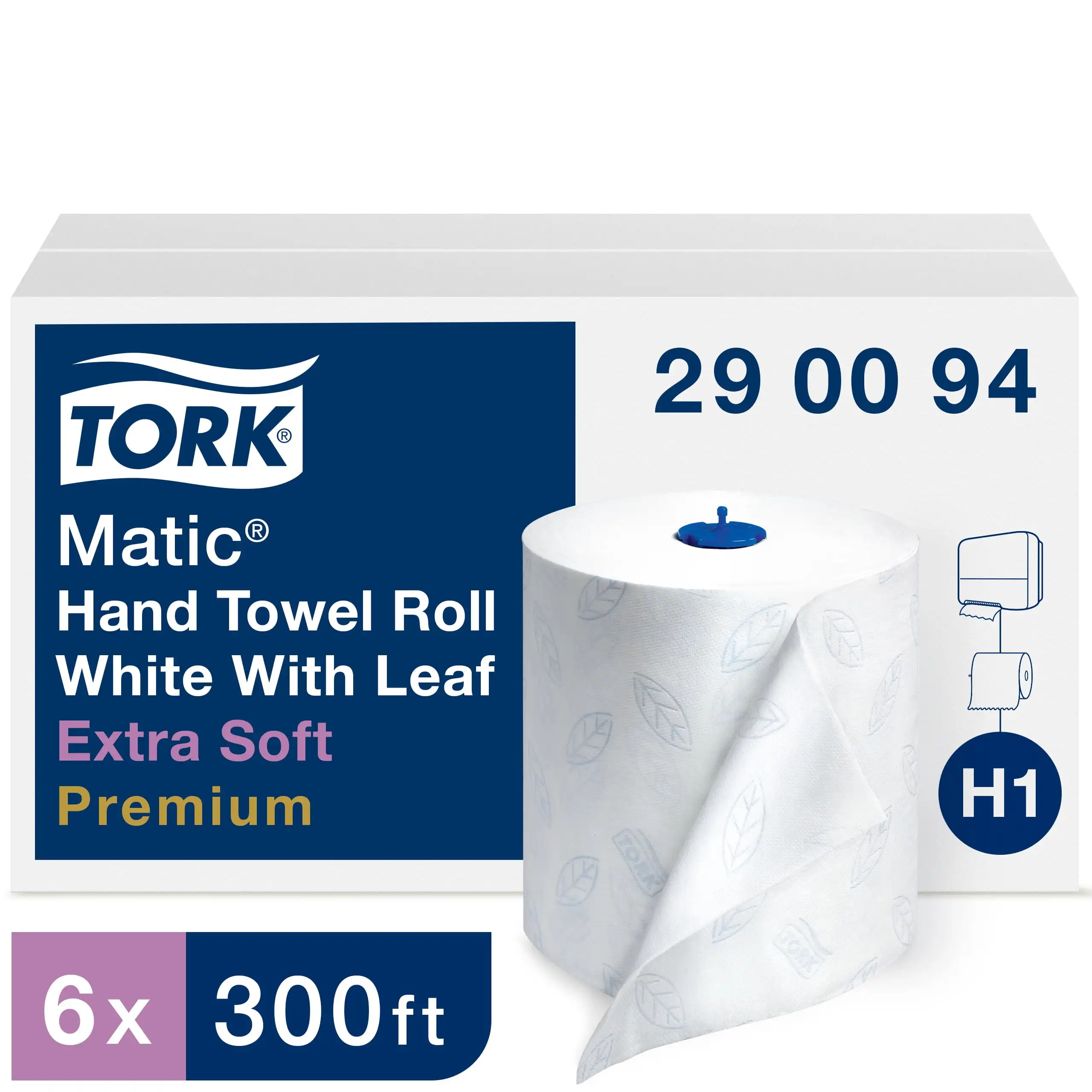 Premium Extra Soft Matic Hand Towel Roll, 7.7 X 300 Ft, White, 6/Carton -Trk 290094
Premium Extra Soft Matic Hand Towel Roll, 7.7 X 300 Ft, White, 6/Carton -Trk 290094