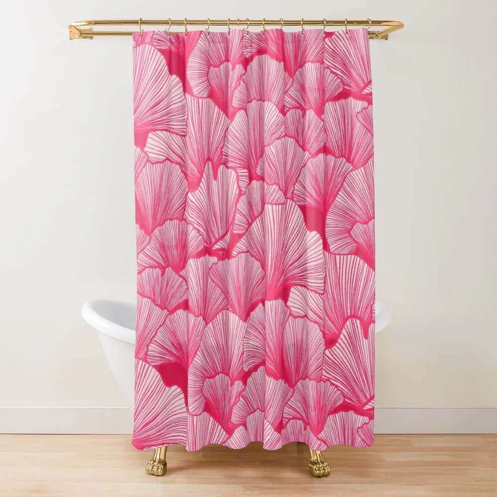 Ginkgo Leaf Ruffles - Pink Shower Curtain Bathroom Shower Set For Bathroom Curtain
Ginkgo Leaf Ruffles - Pink Shower Curtain Bathroom Shower Set For Bathroom Curtain