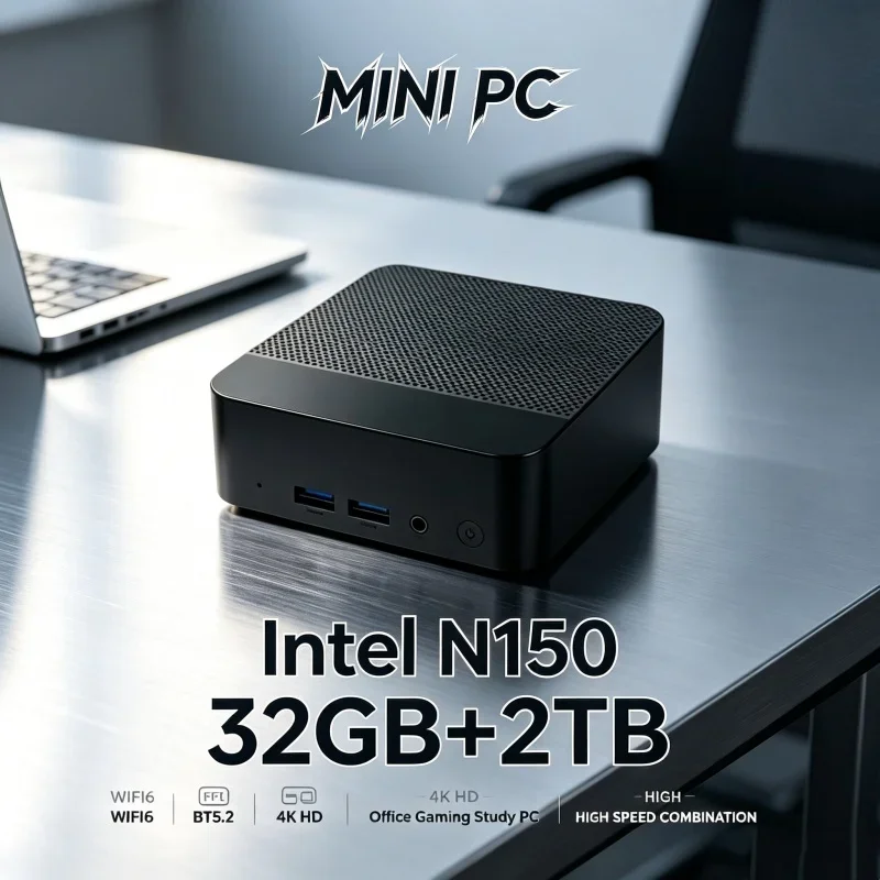 2026 Zodiak Core N150 MINI PC Delicate Cross-Ocean Work Station Copious RAM 1TB SSD Swift WIFI 6 BT5.2 Lucent 4K HD Miniature
2026 Zodiak Core N150 MINI PC Delicate Cross-Ocean Work Station Copious RAM 1TB SSD Swift WIFI 6 BT5.2 Lucent 4K HD Miniature