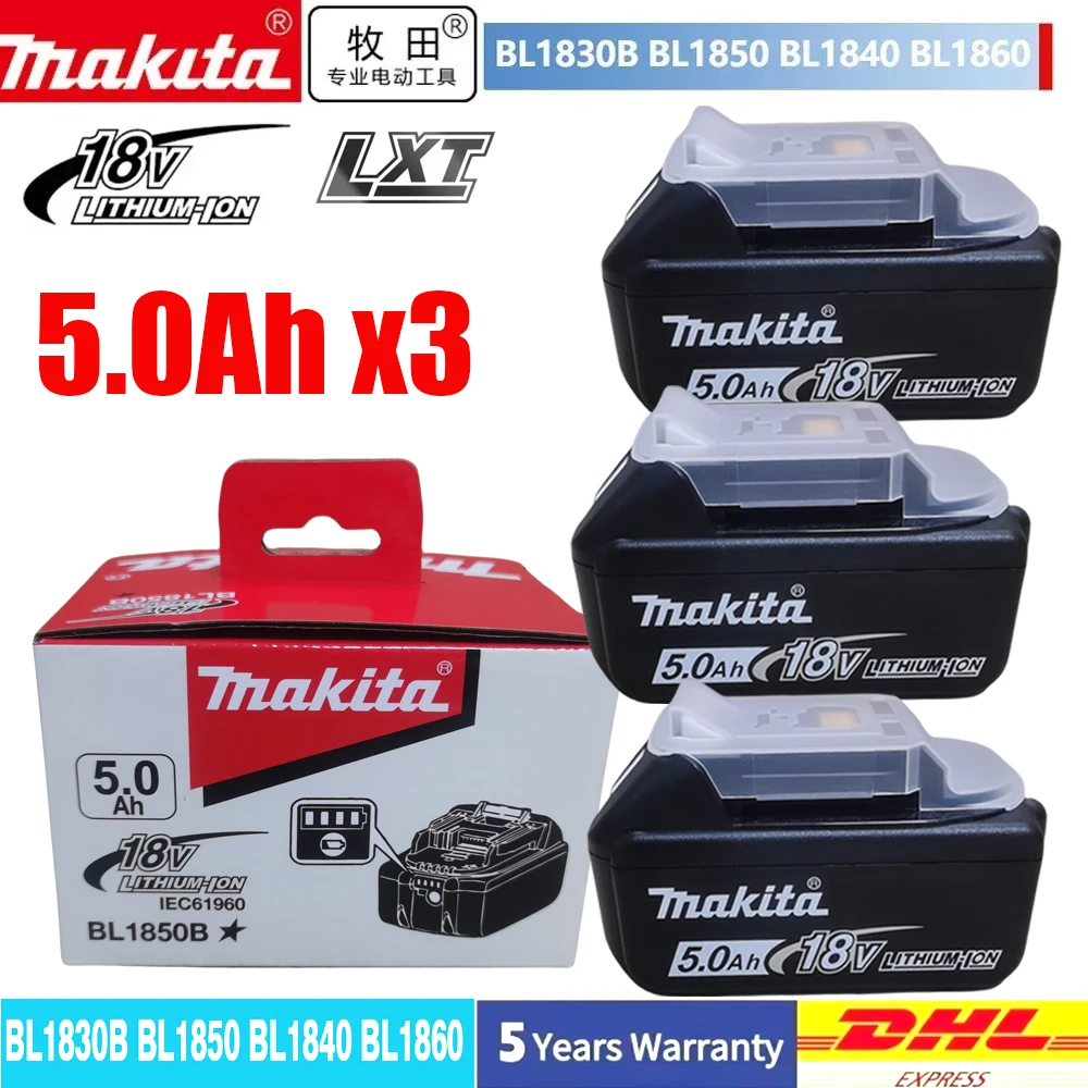 Makita 18V 6.0Ah battery, Makita electric tool BL1840 BL1830 BL1830B BL1830B rechargeable lithium-ion battery, charger
Makita 18V 6.0Ah battery, Makita electric tool BL1840 BL1830 BL1830B BL1830B rechargeable lithium-ion battery, charger