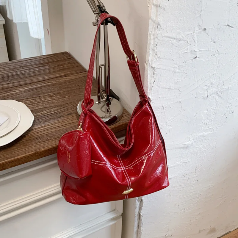 women's commuter tote bag Simple large-capacity Single shoulder bag With Mini Coin Purse Quality Soft Leather Crossbody Handbag
women's commuter tote bag Simple large-capacity Single shoulder bag With Mini Coin Purse Quality Soft Leather Crossbody Handbag