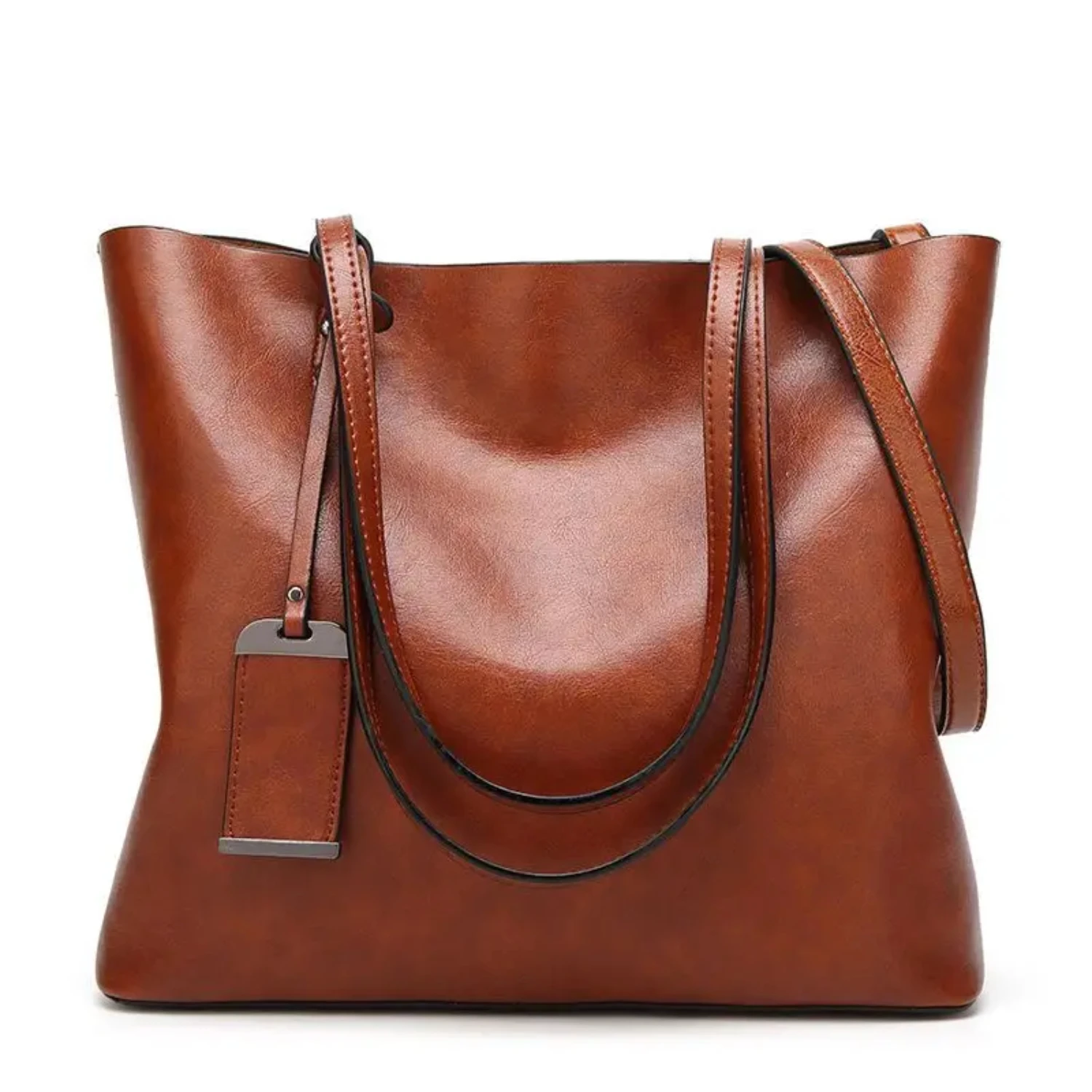 Fashion Tote Bag, Women's Trendy Faux Leather Zipper Bag Casual Shoulder Bag
Fashion Tote Bag, Women's Trendy Faux Leather Zipper Bag Casual Shoulder Bag