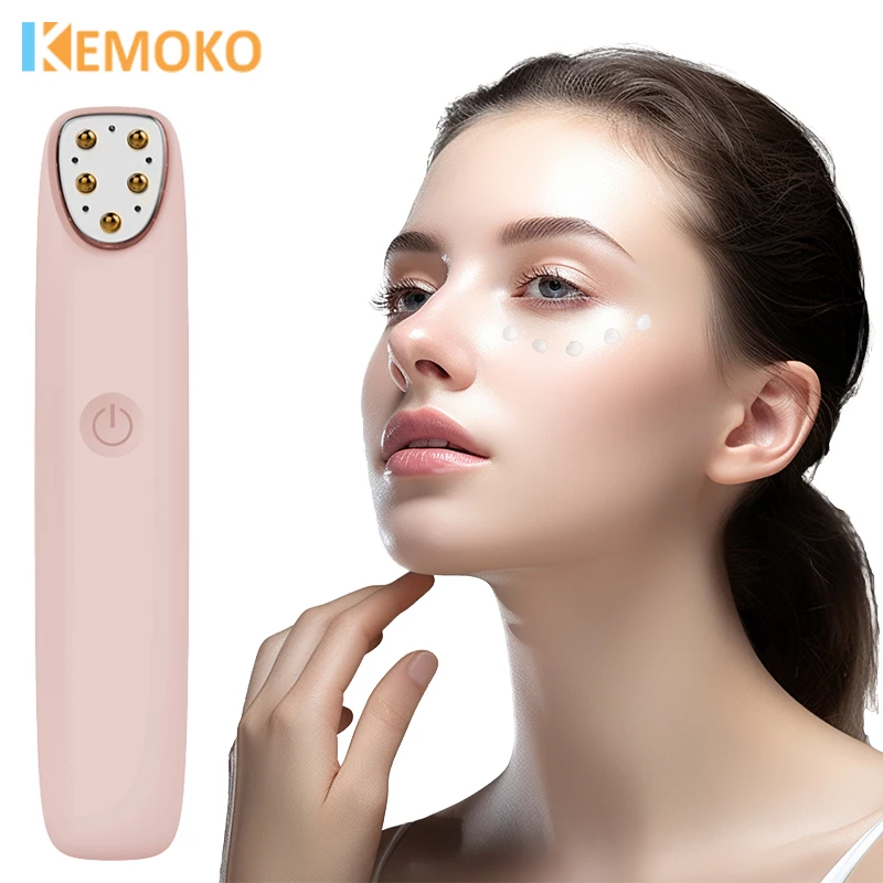 4 IN 1 Eye Massager Facial Led Red Light Therapy Wand for Relax Eye Dark Circles Eye Bags Puffiness Skincare Beauty Care Device 
4 IN 1 Eye Massager Facial Led Red Light Therapy Wand for Relax Eye Dark Circles Eye Bags Puffiness Skincare Beauty Care Device