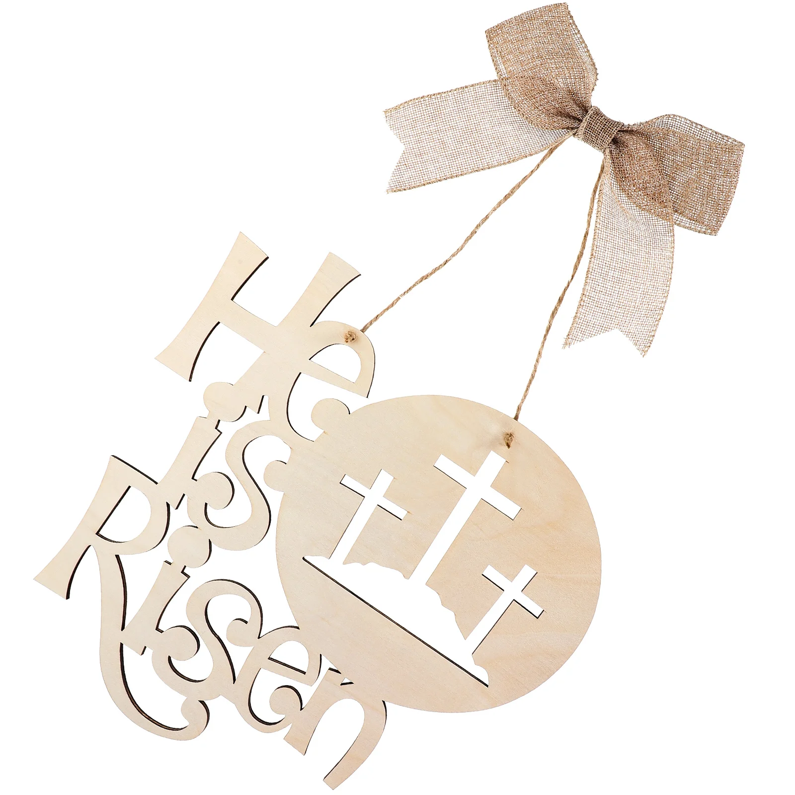 Easter Garland Ornament He Is Wooden Door Sign Decorative Wreath Hanging for Doors Windows Festive He Is Door Hanger
Easter Garland Ornament He Is Wooden Door Sign Decorative Wreath Hanging for Doors Windows Festive He Is Door Hanger