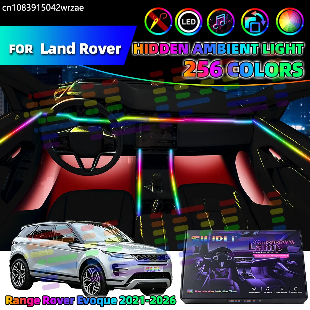 14 in 1 For Land Rover Range Rover Evoque 2021-2026 Years Car Interior Ambient Lights Strips Breathing Lighting Kit App Control
14 in 1 For Land Rover Range Rover Evoque 2021-2026 Years Car Interior Ambient Lights Strips Breathing Lighting Kit App Control