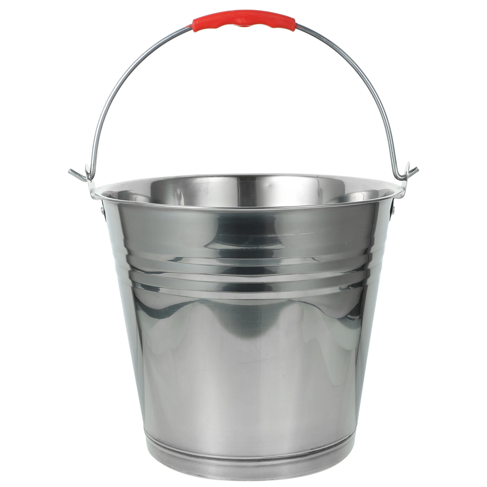 Portable Trash Can Stainless Steel Bucket Large Capacity Water Container Multipurpose Pail Round Kitchen Home Use
Portable Trash Can Stainless Steel Bucket Large Capacity Water Container Multipurpose Pail Round Kitchen Home Use