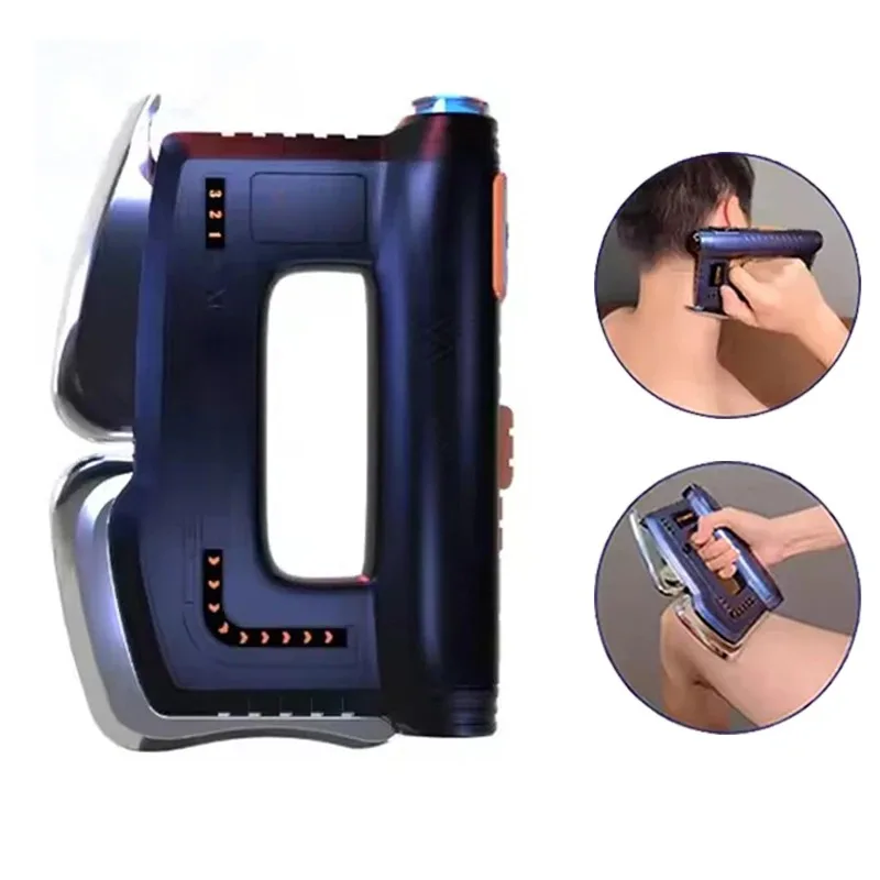 Fascia Gun Gua Sha Scraping Myofascial Massage Machine EMS Red Light Therapy Heated Muscle Scraper with Heating Back Massager
Fascia Gun Gua Sha Scraping Myofascial Massage Machine EMS Red Light Therapy Heated Muscle Scraper with Heating Back Massager