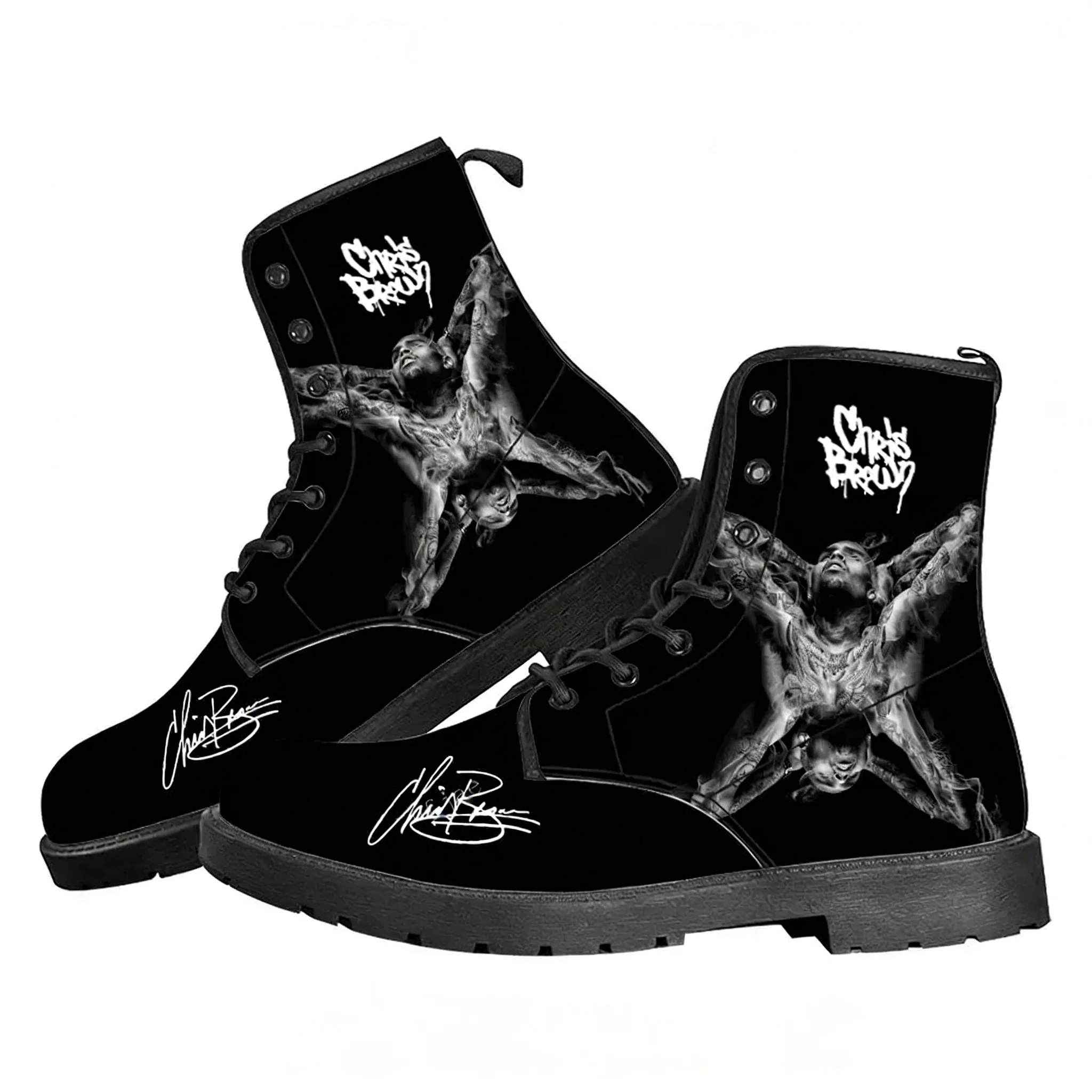 Chris Brown Hip hop Rap Rock Singer Casual Boots Mens Womens Teenager Shoes Outdoor Hiking Fashion Boot Customize Made Shoe
Chris Brown Hip hop Rap Rock Singer Casual Boots Mens Womens Teenager Shoes Outdoor Hiking Fashion Boot Customize Made Shoe