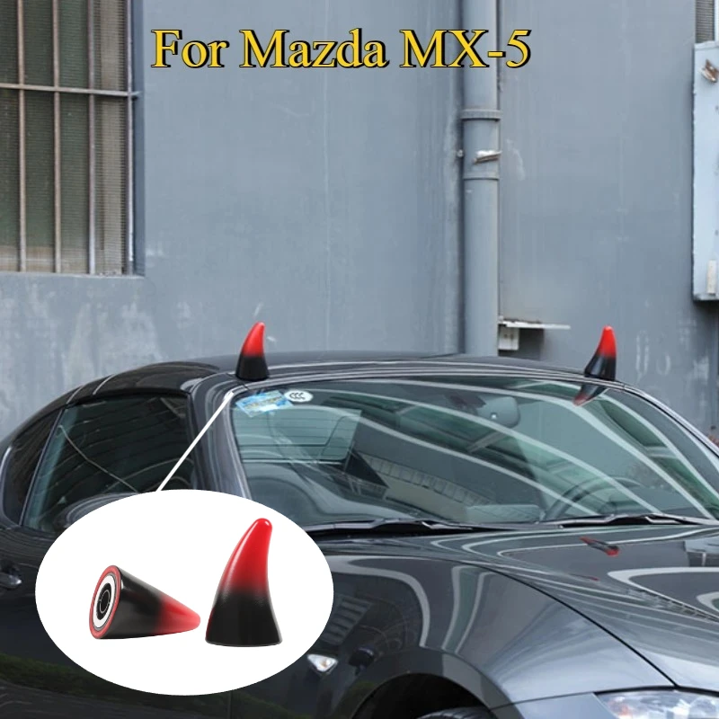 suitable For Mazda MX-5 Miata Roadster 2016-2024 PVC red car roof decoration Bullhorn 3D Stickers Car Accessories
suitable For Mazda MX-5 Miata Roadster 2016-2024 PVC red car roof decoration Bullhorn 3D Stickers Car Accessories