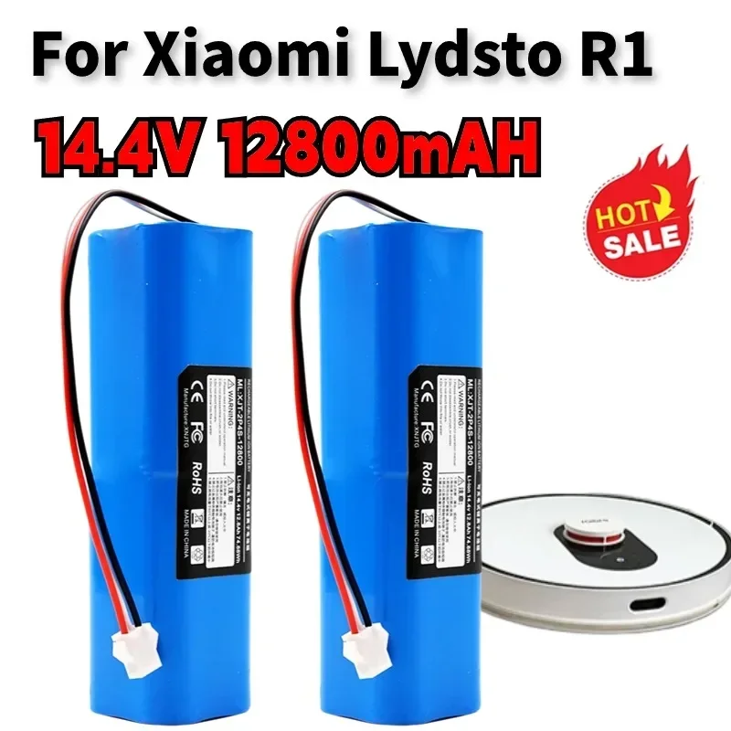 14.4V 12800mah For XiaoMi Lydsto R1 Accessories Lithium BatteryRechargeable Battery Pack is Suitable For Repair and Replacement
14.4V 12800mah For XiaoMi Lydsto R1 Accessories Lithium BatteryRechargeable Battery Pack is Suitable For Repair and Replacement