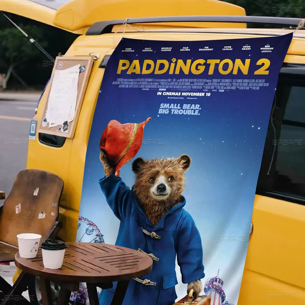 P-Paddington Movie DIY Flag For Family Group Photo Living Room Home Dorm Decor Wall Art Decor Banner
P-Paddington Movie DIY Flag For Family Group Photo Living Room Home Dorm Decor Wall Art Decor Banner