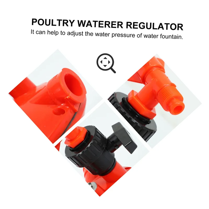 AEA4-Regulator Water Line Pressure Regulating Valve Poultry Water Fountain Quail Waterer Bird Waterer Hens Water Dispenser
AEA4-Regulator Water Line Pressure Regulating Valve Poultry Water Fountain Quail Waterer Bird Waterer Hens Water Dispenser