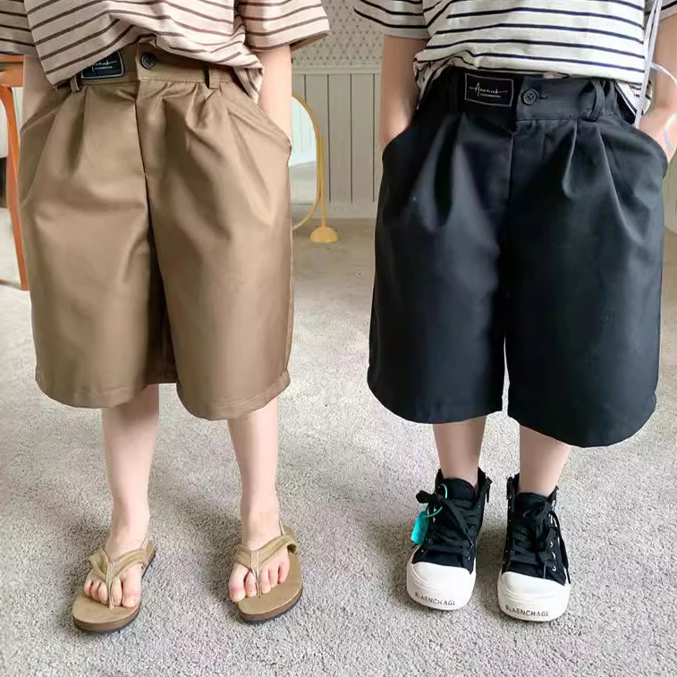 Summer shorts for boy clothes Kid Girl Baby Pockets Solid Retro Mid Jeans Children Casual Wide Leg Short Pants Infant Trousers
Summer shorts for boy clothes Kid Girl Baby Pockets Solid Retro Mid Jeans Children Casual Wide Leg Short Pants Infant Trousers