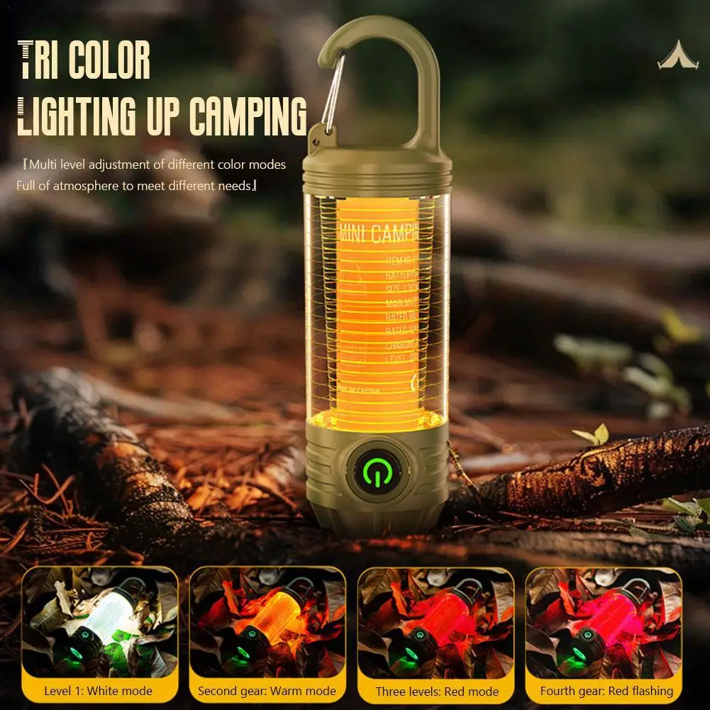 Camping Lamp Portable Type-c Rechargeable Portable Flashlight Atmosphere Long-lasting Waterproof Outdoor Flashlight
Camping Lamp Portable Type-c Rechargeable Portable Flashlight Atmosphere Long-lasting Waterproof Outdoor Flashlight