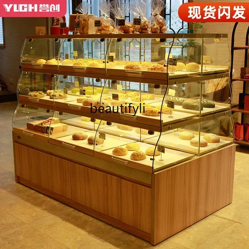 YH A56 Bread Display Cabinet, Nakajima Cabinet Cake Shop Bread Shelf Glass Commercial Drawer Type
YH A56 Bread Display Cabinet, Nakajima Cabinet Cake Shop Bread Shelf Glass Commercial Drawer Type