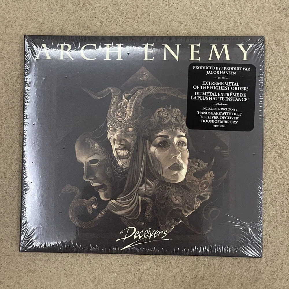 Arch Enemy Deceivers CD 2022 Melodic Death Metal Album Handshakes With Snakes New Sealed Extreme Metal Jeff Loomis
Arch Enemy Deceivers CD 2022 Melodic Death Metal Album Handshakes With Snakes New Sealed Extreme Metal Jeff Loomis