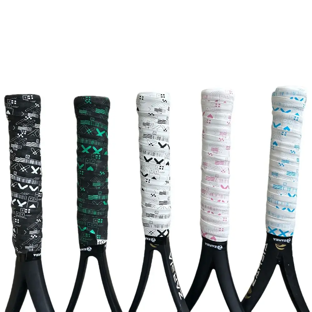 Multicolor Badminton Racket Overgrips Matte Sweat-Absorbing Tennis Racquet Sweatband Printed Non-Slip Handerbar Grips
Multicolor Badminton Racket Overgrips Matte Sweat-Absorbing Tennis Racquet Sweatband Printed Non-Slip Handerbar Grips
