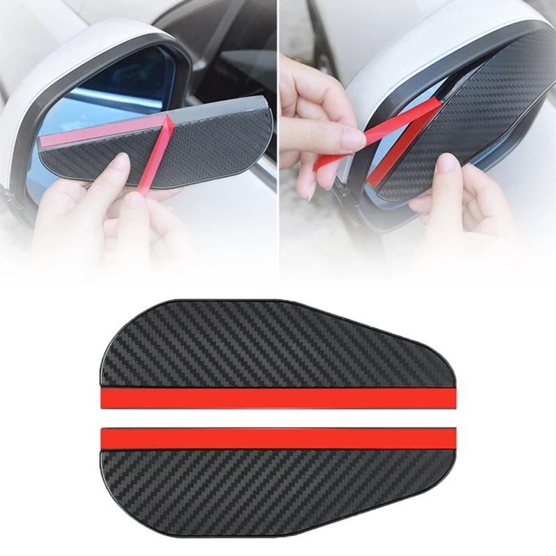 2Pcs/Set Car Rear Mirror Rain Visor Smoke Guard Universal Carbon Fiber Auto Rear Side Mirror Rainproof Eyebrow for Car SUV Truck
2Pcs/Set Car Rear Mirror Rain Visor Smoke Guard Universal Carbon Fiber Auto Rear Side Mirror Rainproof Eyebrow for Car SUV Truck