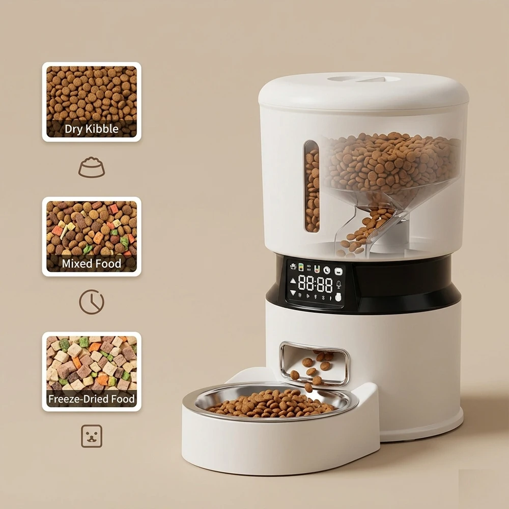 4L Smart Pet Feeder Automatic Cat Feeder Dog Slow Food Machine With Timed Quantitative Automatic Cat Food Dispenser Cat Dog Bowl
4L Smart Pet Feeder Automatic Cat Feeder Dog Slow Food Machine With Timed Quantitative Automatic Cat Food Dispenser Cat Dog Bowl