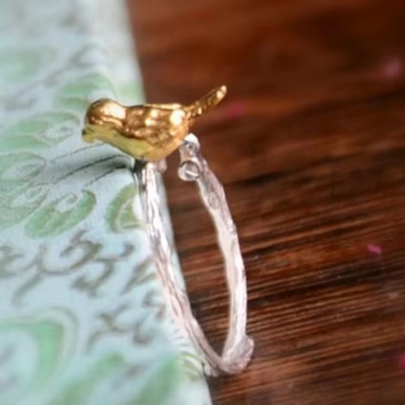 925 Sterling Silver Bird Open gold Rings For Women Hypoallergenic Fashion Girl Sterling-silver-jewelry
925 Sterling Silver Bird Open gold Rings For Women Hypoallergenic Fashion Girl Sterling-silver-jewelry