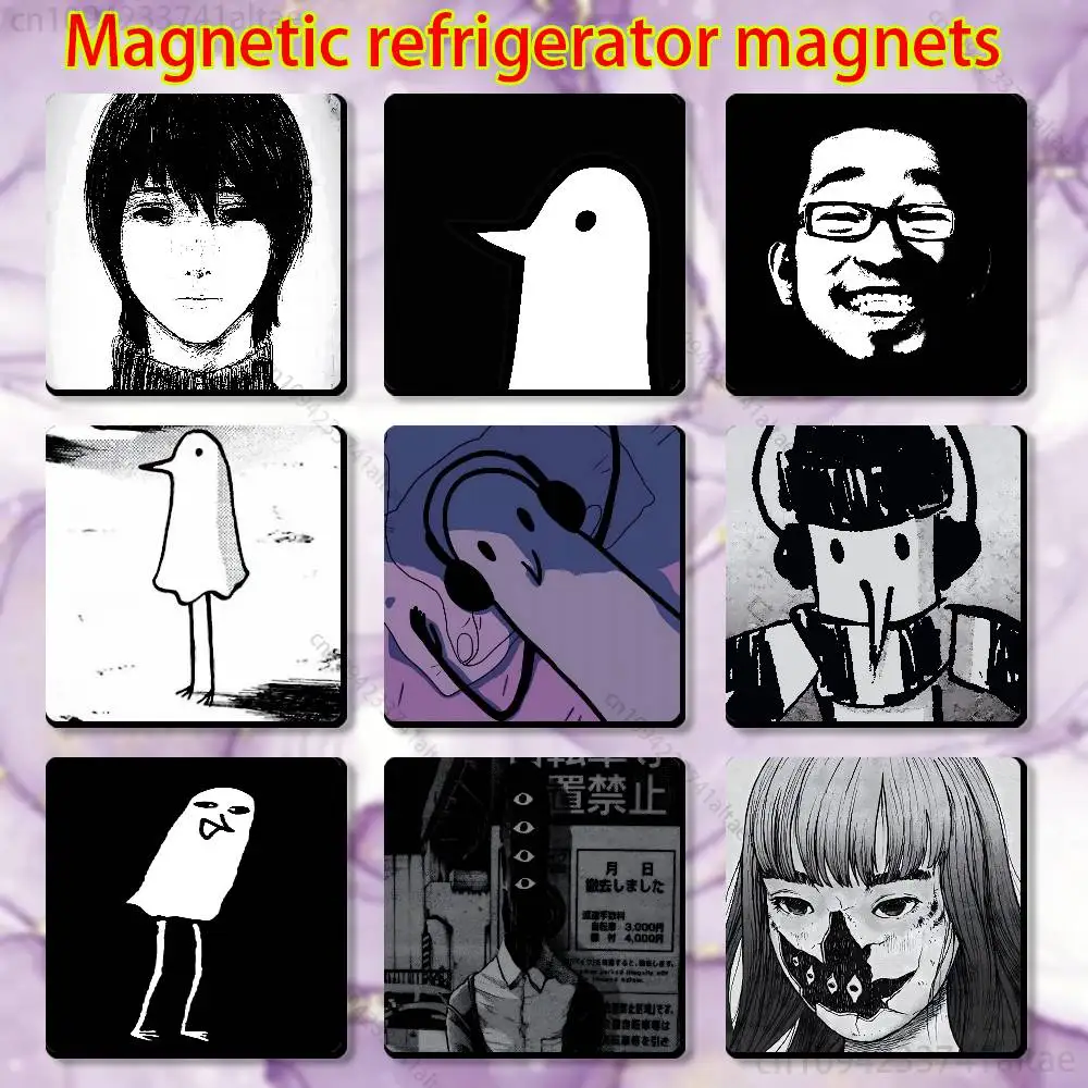 G-Goodnight Oyasumi P-Punpun Magnetic Fridge Magnets - No Falling Off, Fit for Refrigerators, All Metal Surfaces,Home Decor
G-Goodnight Oyasumi P-Punpun Magnetic Fridge Magnets - No Falling Off, Fit for Refrigerators, All Metal Surfaces,Home Decor