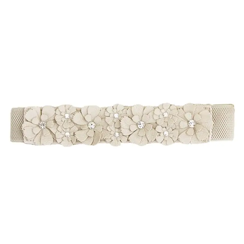 R1WE Women Stretchy Belt Wide Elegant Belts Designer Large PU Flower Decor Waist Belt
R1WE Women Stretchy Belt Wide Elegant Belts Designer Large PU Flower Decor Waist Belt