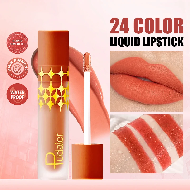 24 Color Matte Lip Glaze Long Lasting Waterproof Lip Gloss Non-stick Cup Liquid Lipstick Lip Makeup Cosmetic.
24 Color Matte Lip Glaze Long Lasting Waterproof Lip Gloss Non-stick Cup Liquid Lipstick Lip Makeup Cosmetic.
