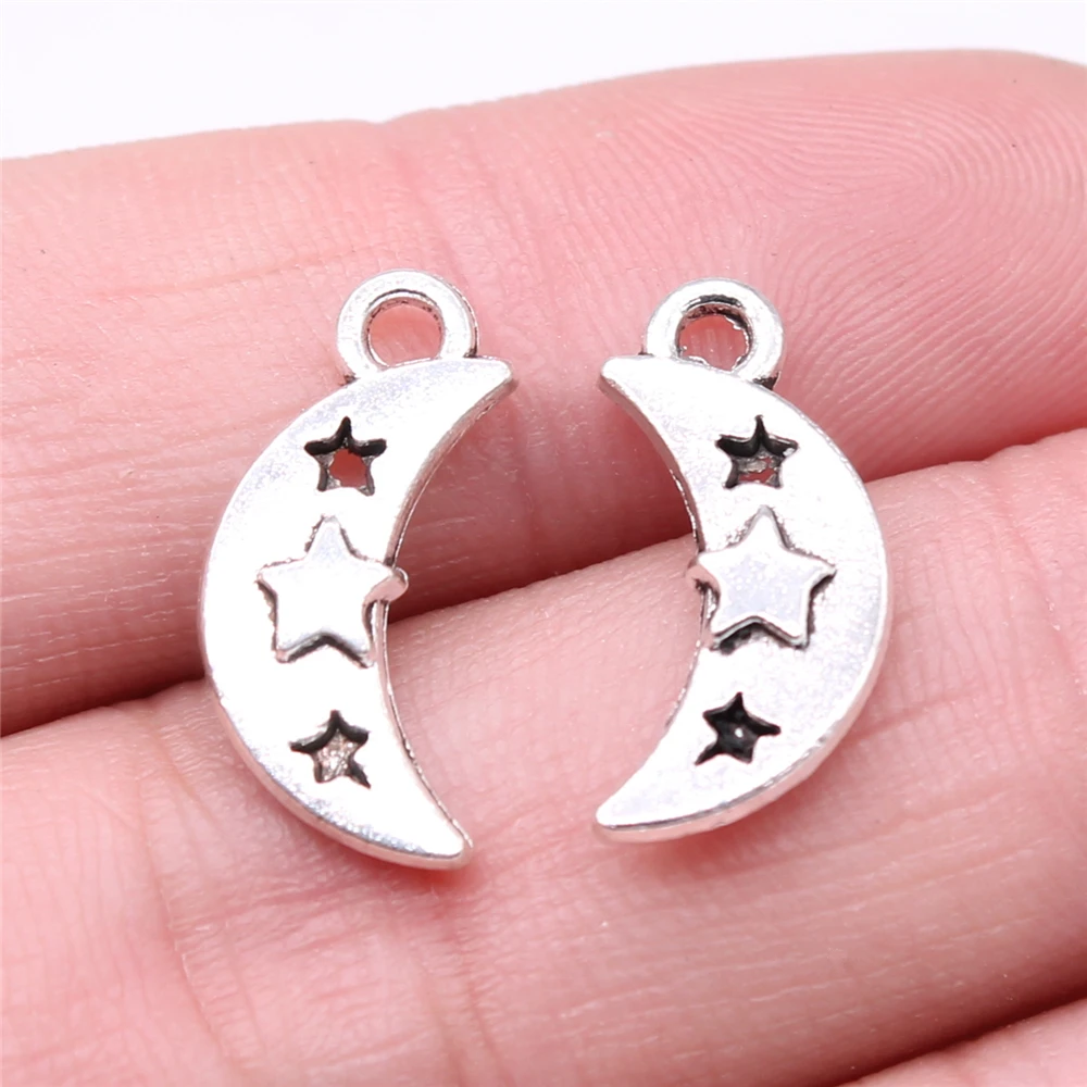 200pcs 19x9mm Moon And Star Charms Wholesale Antique Silver Color Pendant Charms Wholesale Jewelry Accessories
200pcs 19x9mm Moon And Star Charms Wholesale Antique Silver Color Pendant Charms Wholesale Jewelry Accessories